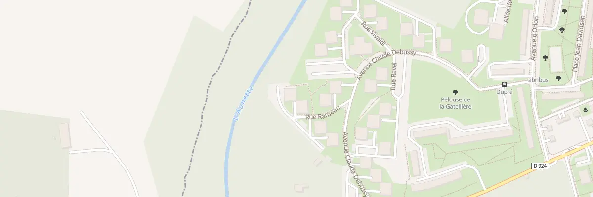 Plan du 4 Rue Rameau à Senlis