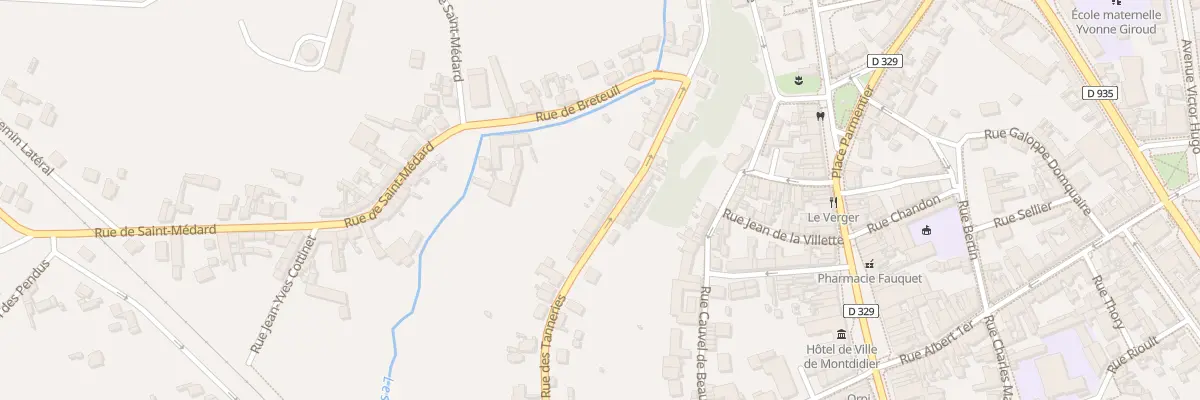 Plan du 43 Rue des Tanneries à Montdidier