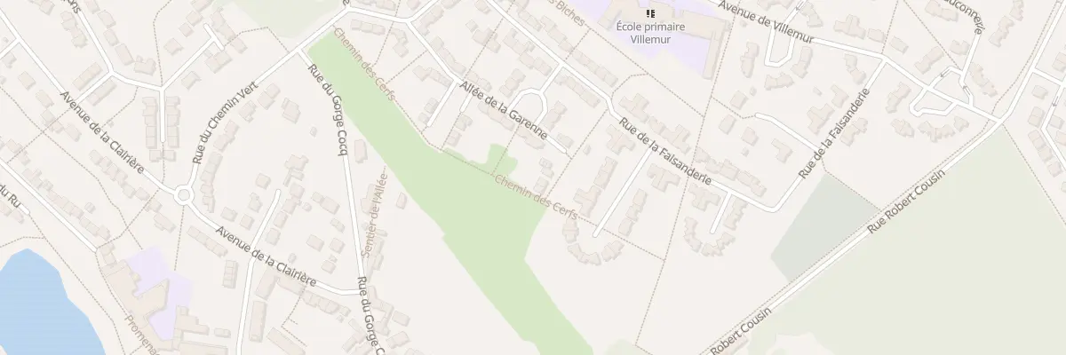 Plan du 210 All de la Garenne à Nandy