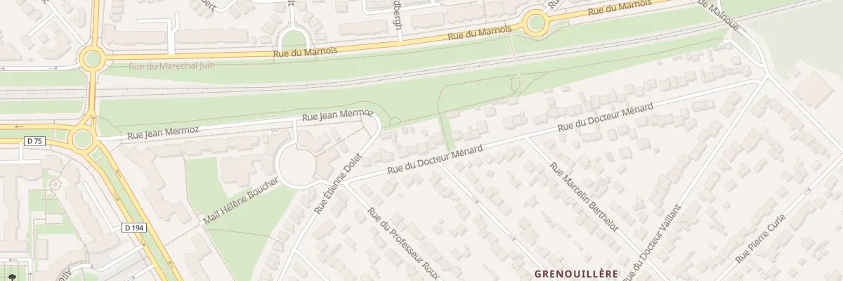 Plan du 13 Rue du Docteur Ménard à Noisy-le-Grand