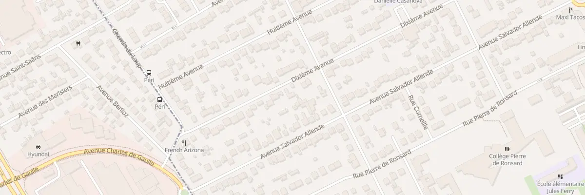 Plan du 30 Dixième Avenue à Tremblay-en-France