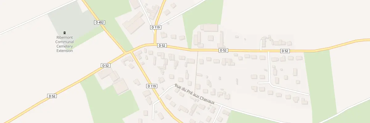 Plan du 14 Rte de Buire à Ribemont-sur-Ancre