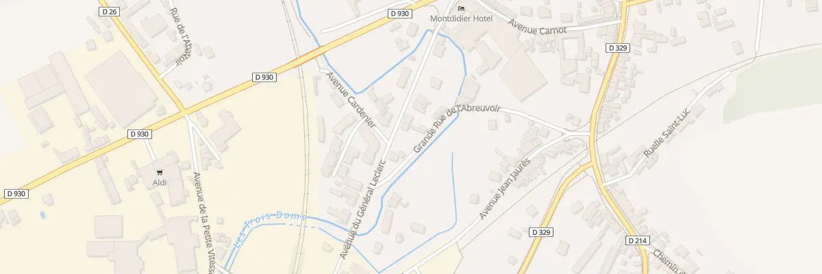 Plan du 161 Av du Génèral Leclerc à Montdidier