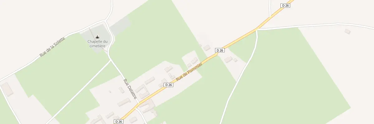 Plan du 33 Rue de Pommier à Saint-Amand