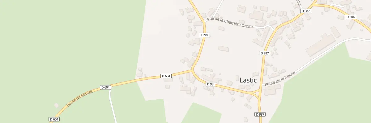 Plan du 5012 Bourg de Lastic à Lastic