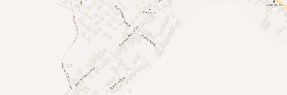 Plan du 632 Rue Paul Descamps à Bruay-la-Buissière