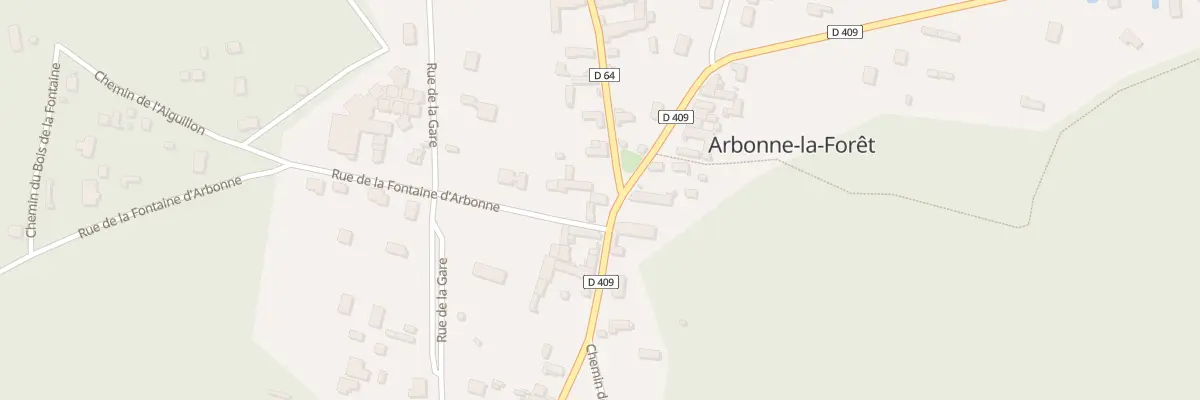 Plan du 2 Rue de la Fontaine à Arbonne-la-Forêt