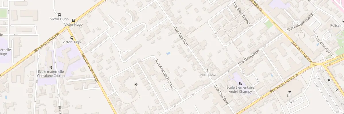 Plan du 21 Rue Paul Bert à Montfermeil