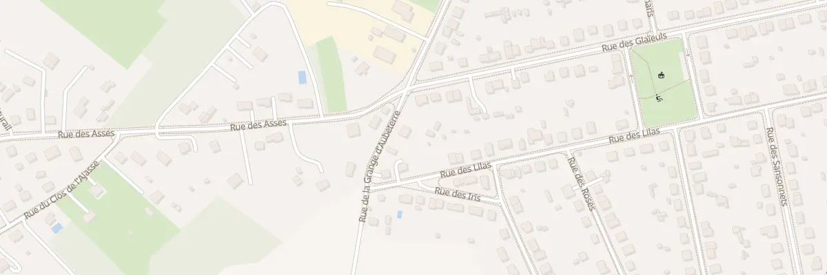 Plan du 7 Rue de la Grange d’Aubeterre à Domérat