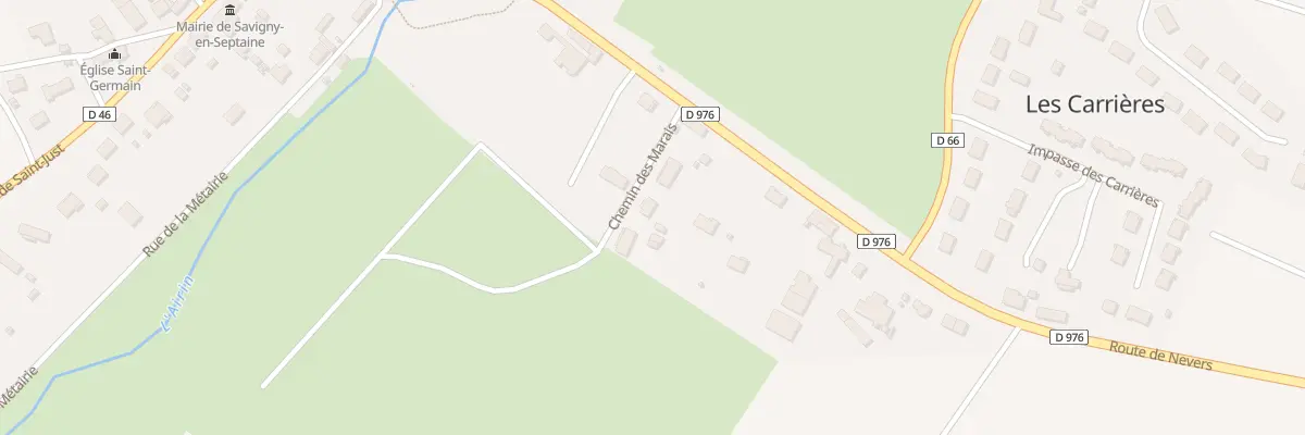 Plan du 3 Che des Marais à Savigny-en-Septaine