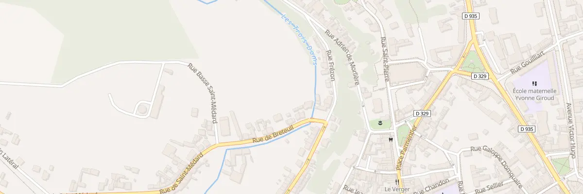 Plan du 6 Rue de Breteuil à Montdidier