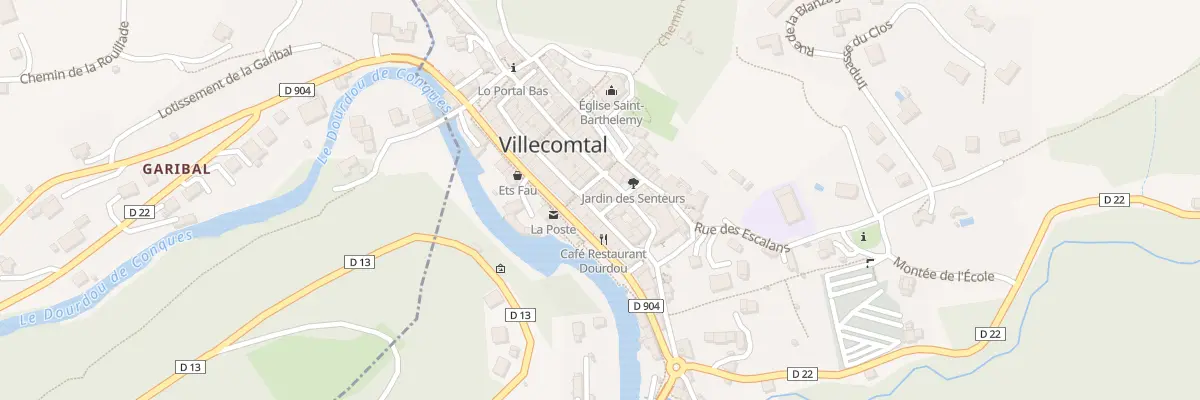 Plan du 31 Rue Basse à Villecomtal
