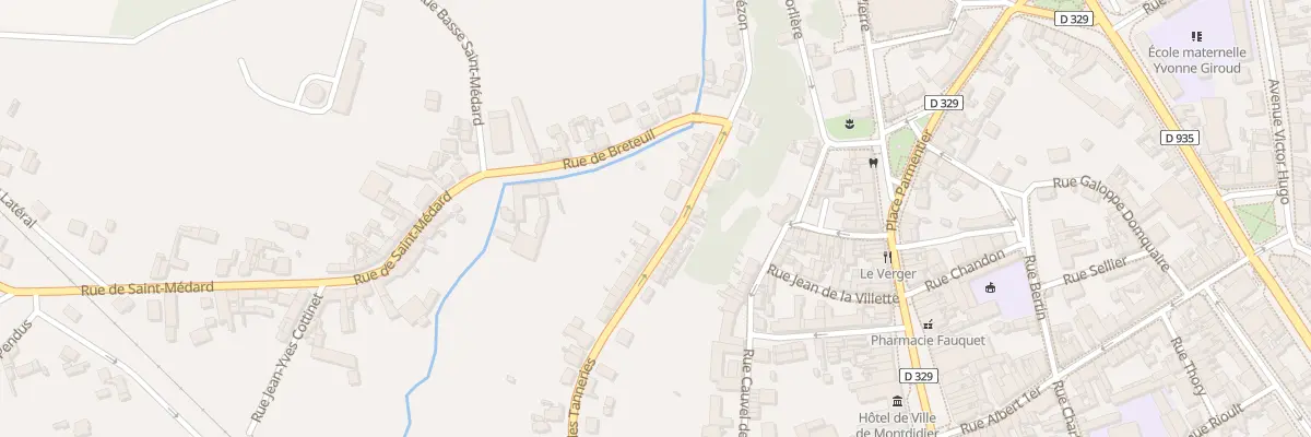 Plan du 47B Rue des Tanneries à Montdidier