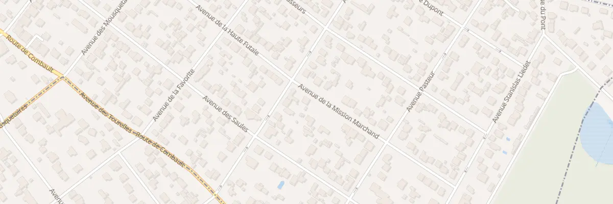 Plan du 4 Av Mission Marchand à Villiers-sur-Marne