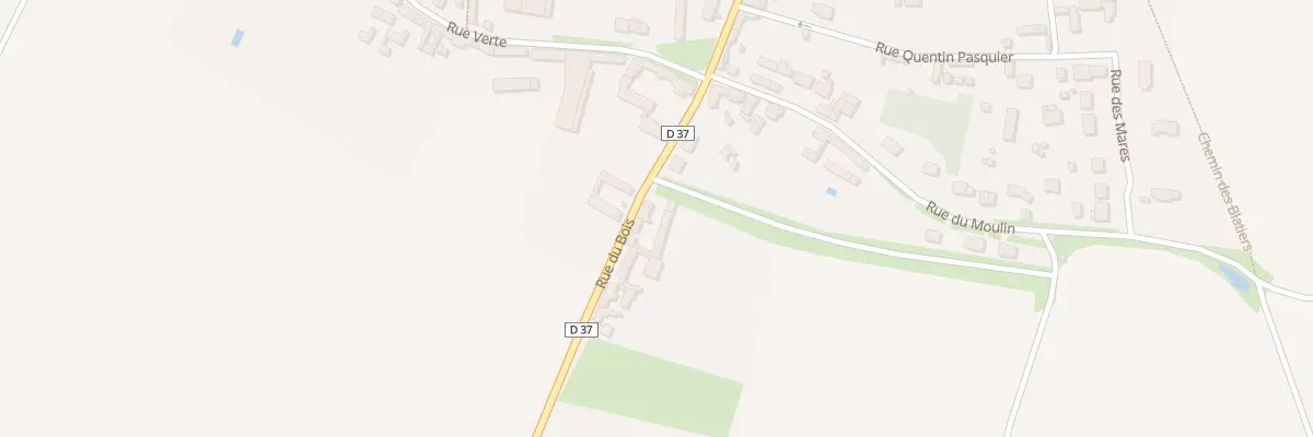 Plan du 13 Rue du Bois à Cressonsacq