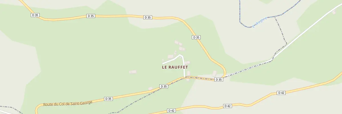 Plan du 6027 Le Rauffet à Fontanges