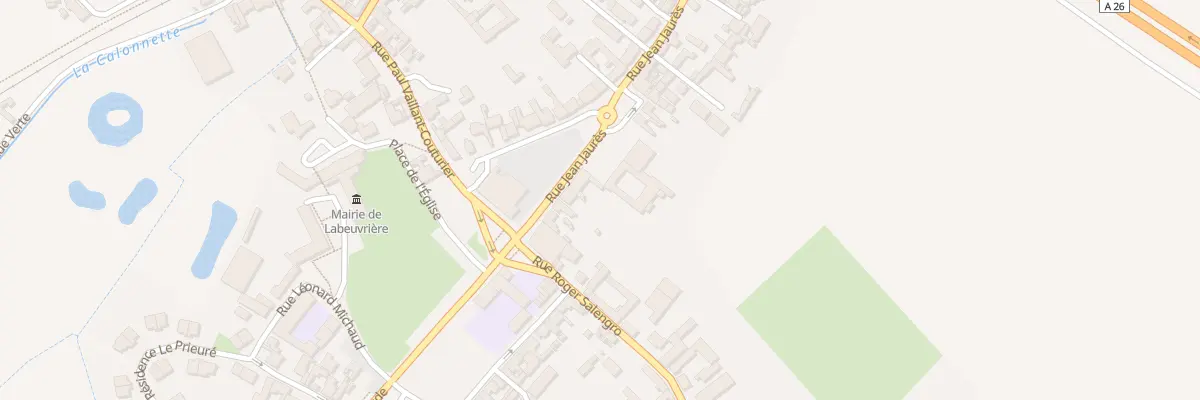 Plan du 54 Rue Jean Jaurès à Labeuvrière