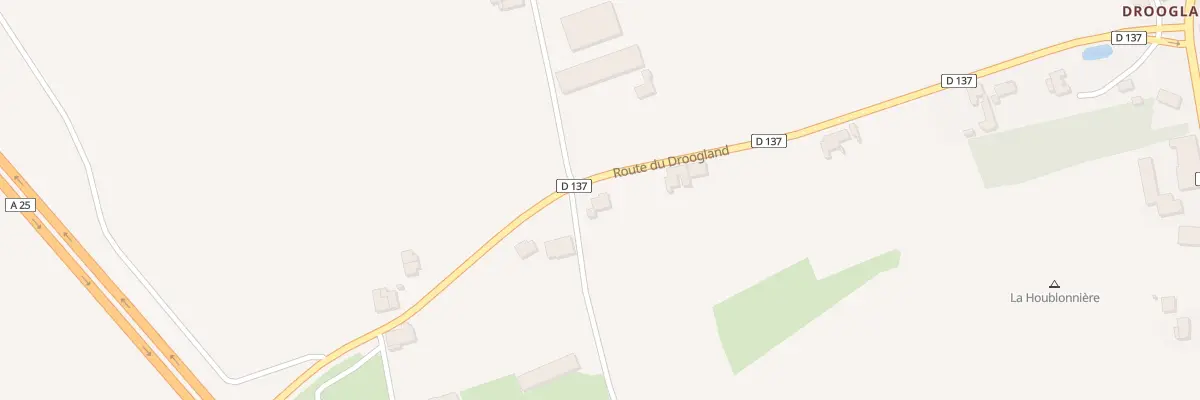 Plan du 1340 Rte du Drogland à Winnezeele