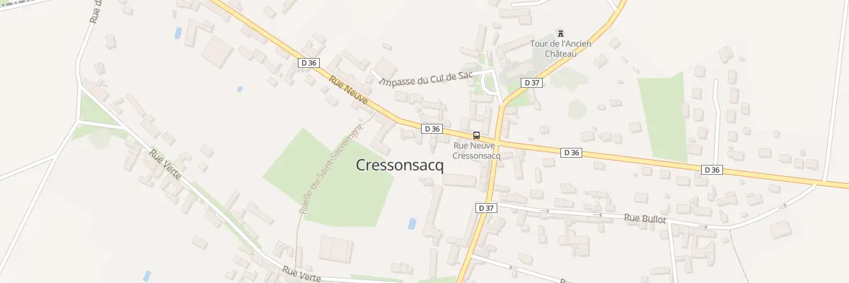Plan du 9 Rue Neuve à Cressonsacq