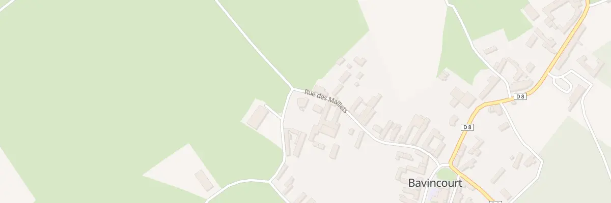 Plan du 11 Rue des Maillets à Bavincourt