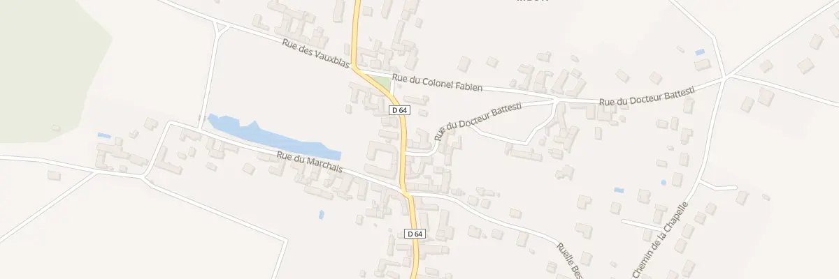 Plan du 50 Rue du Closeau à Achères-la-Forêt