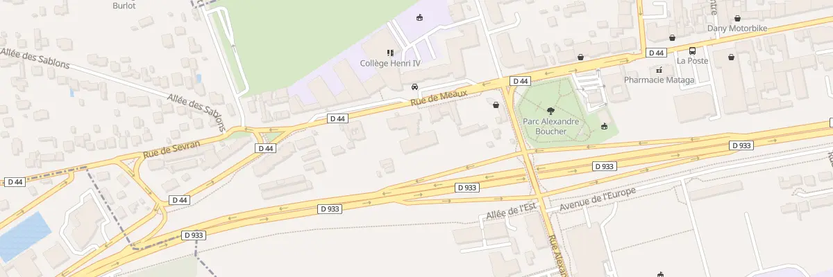 Plan du 38 Rue de Meaux à Vaujours