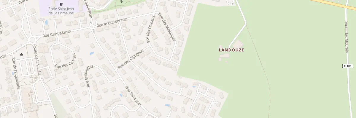 Plan du 21 Rue des Mésanges à Luc-la-Primaube