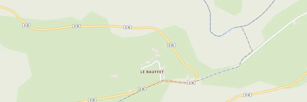 Plan du 5199 Le Rauffet à Fontanges