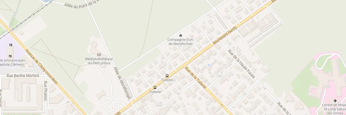 Plan du 43 Bd Hardy à Montfermeil