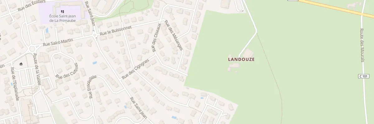Plan du 17 Rue des Mésanges à Luc-la-Primaube