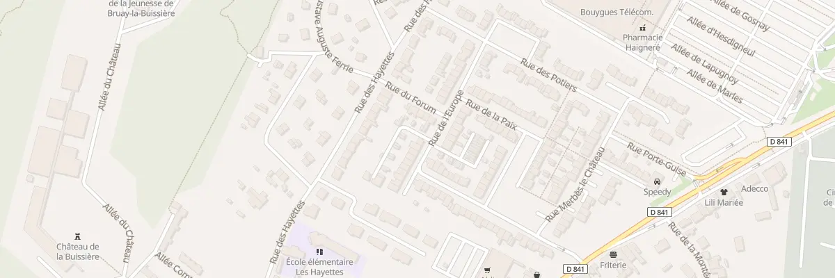 Plan du 130 Rue de l’Europe à Bruay-la-Buissière