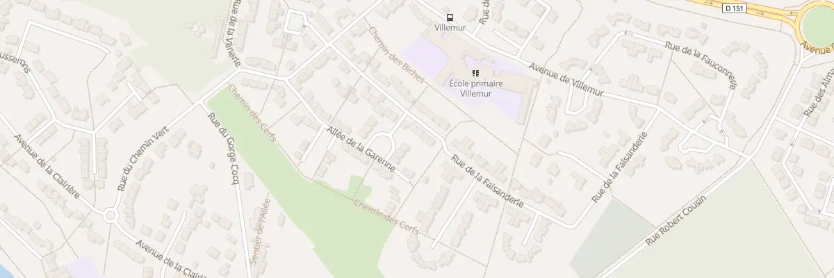 Plan du 385 Rue de la Faisanderie à Nandy