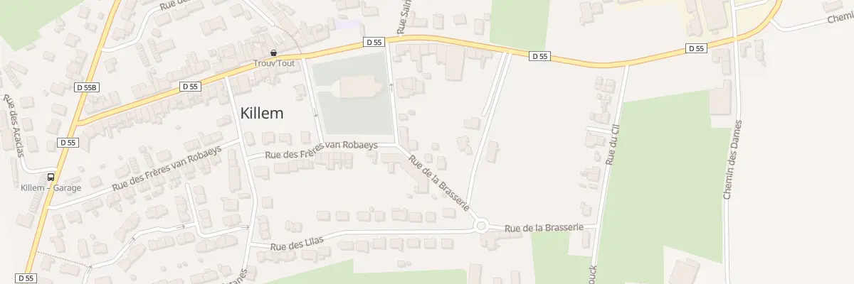 Plan du 7 Rue de la Brasserie à Killem