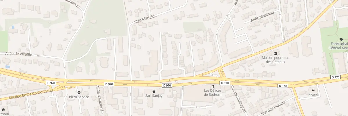 Plan du 4 All du Faon à Noisy-le-Grand