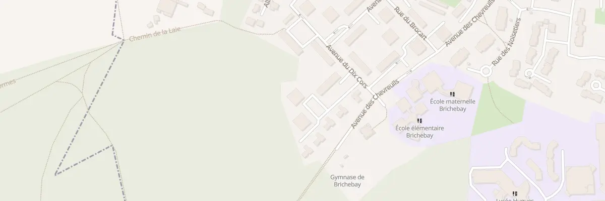 Plan du 8 All de la Brehaigne à Senlis