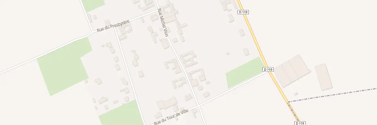 Plan du 19 Rue Michel Vion à Hénencourt