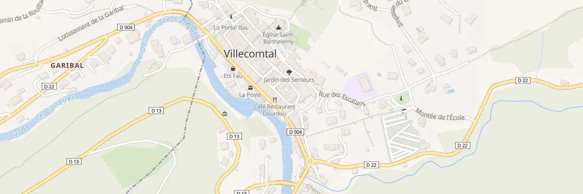 Plan du 4 Pl des Chèvres à Villecomtal