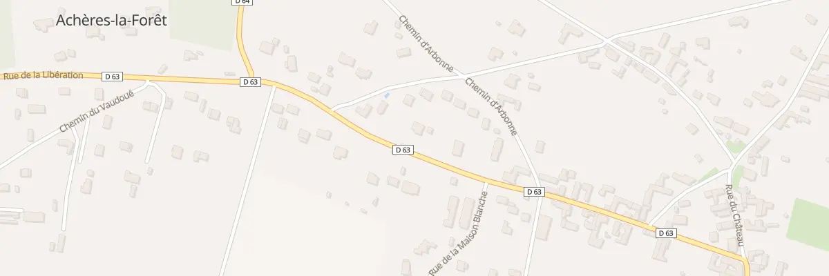 Plan du 24 Rue de la Libération à Achères-la-Forêt
