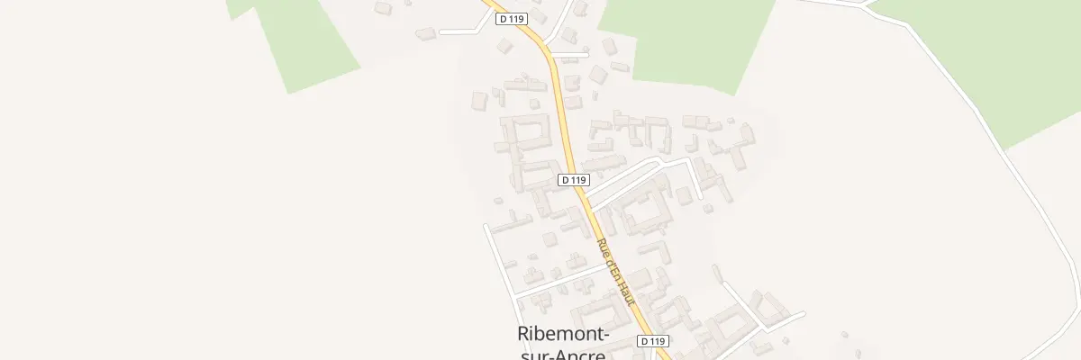 Plan du 33 Rue d’En Haut à Ribemont-sur-Ancre