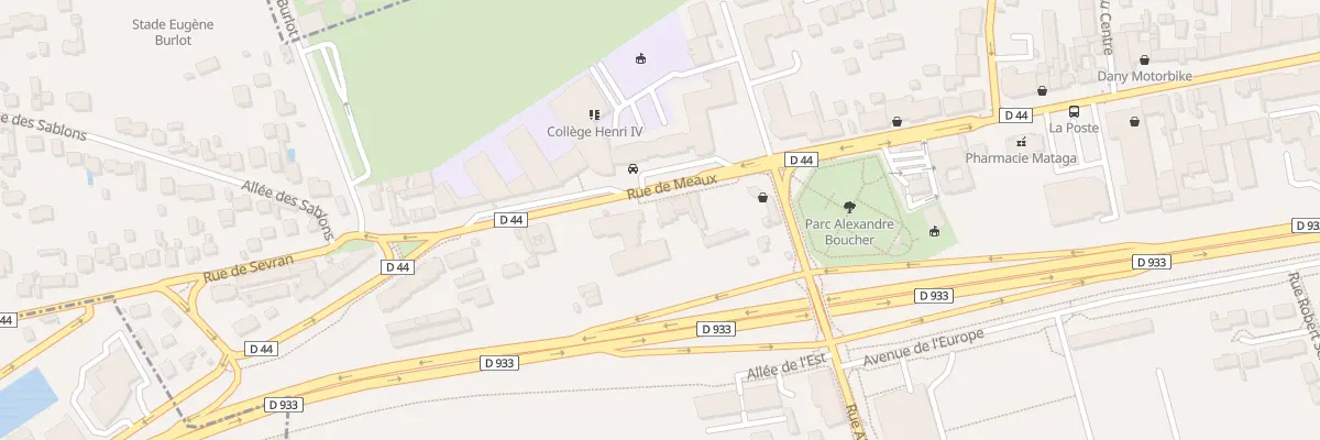 Plan du 46 Rue de Meaux à Vaujours