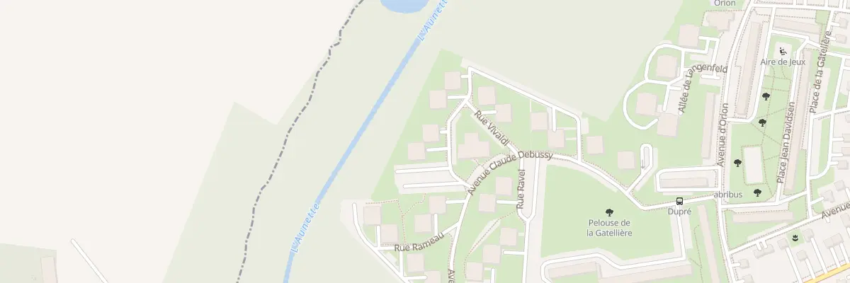 Plan du 3 Rue Berlioz à Senlis