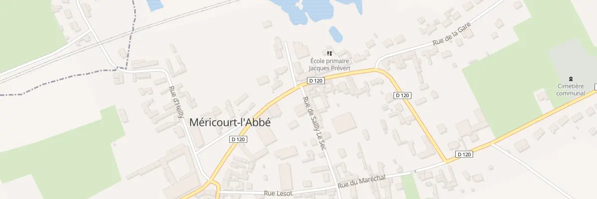 Plan du 13B Gr Grande Rue à Méricourt-l’Abbé