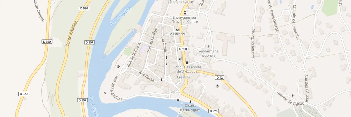 Plan du 7 Rue de l’Horloge à Entraygues-sur-Truyère