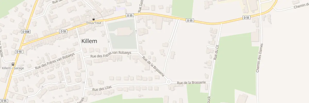 Plan du 9 Rue de la Brasserie à Killem