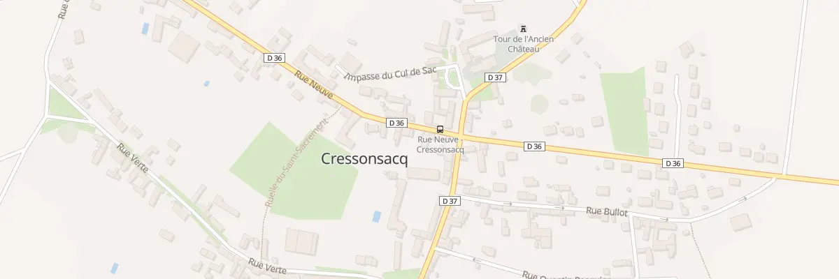 Plan du 5 Rue Neuve à Cressonsacq