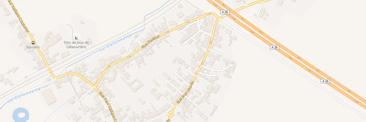 Plan du 229 Rue Jean Jaurès à Labeuvrière