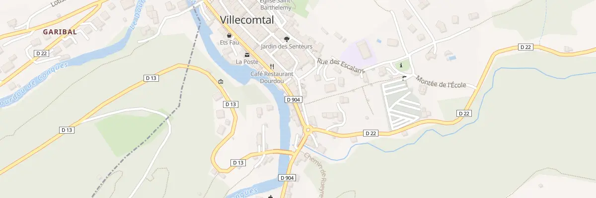 Plan du 47 Av Joseph Vidal à Villecomtal