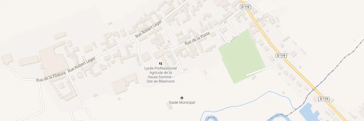 Plan du 27 Rue de la Poste à Ribemont-sur-Ancre