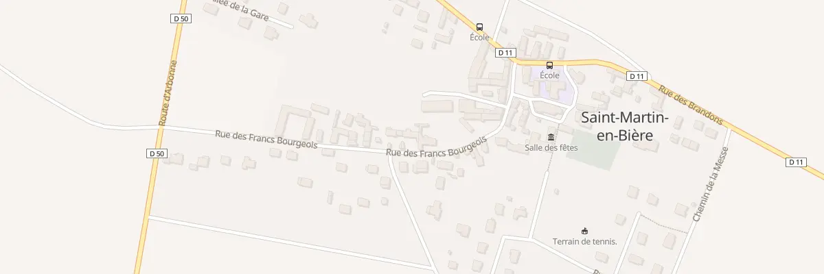 Plan du 20 Rue des Francs Bourgeois à Saint-Martin-en-Bière
