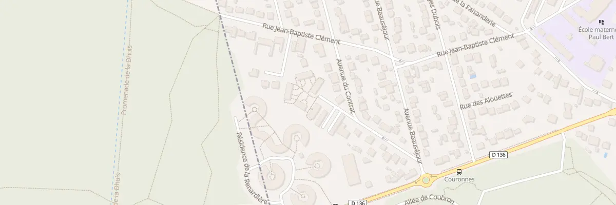 Plan du 21 Av du Rendez-Vous à Coubron